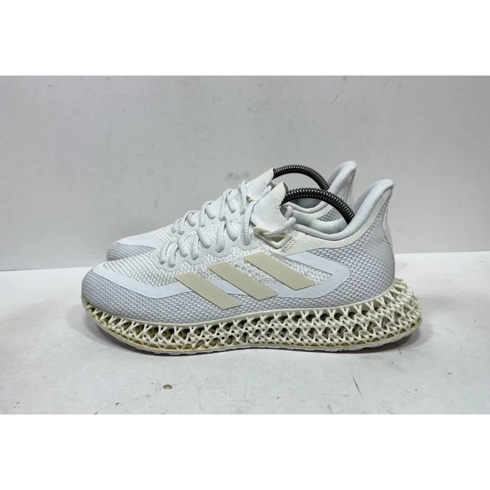 Adidas 4DFWD 2 Sneakers GX9271 Womens Size 9.5 White Gray Athletic Running Shoes
